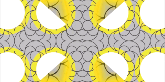 Pelta tessellation